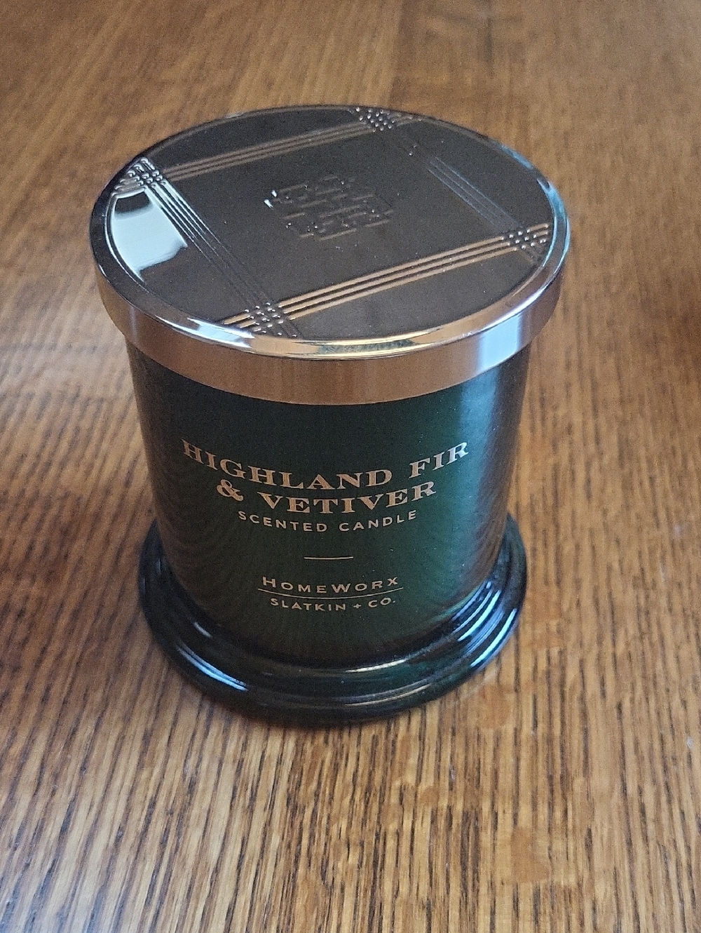 HomeWorx by Slatkin & Co. Highland Fir & Vetiver 8oz. Jar Candle